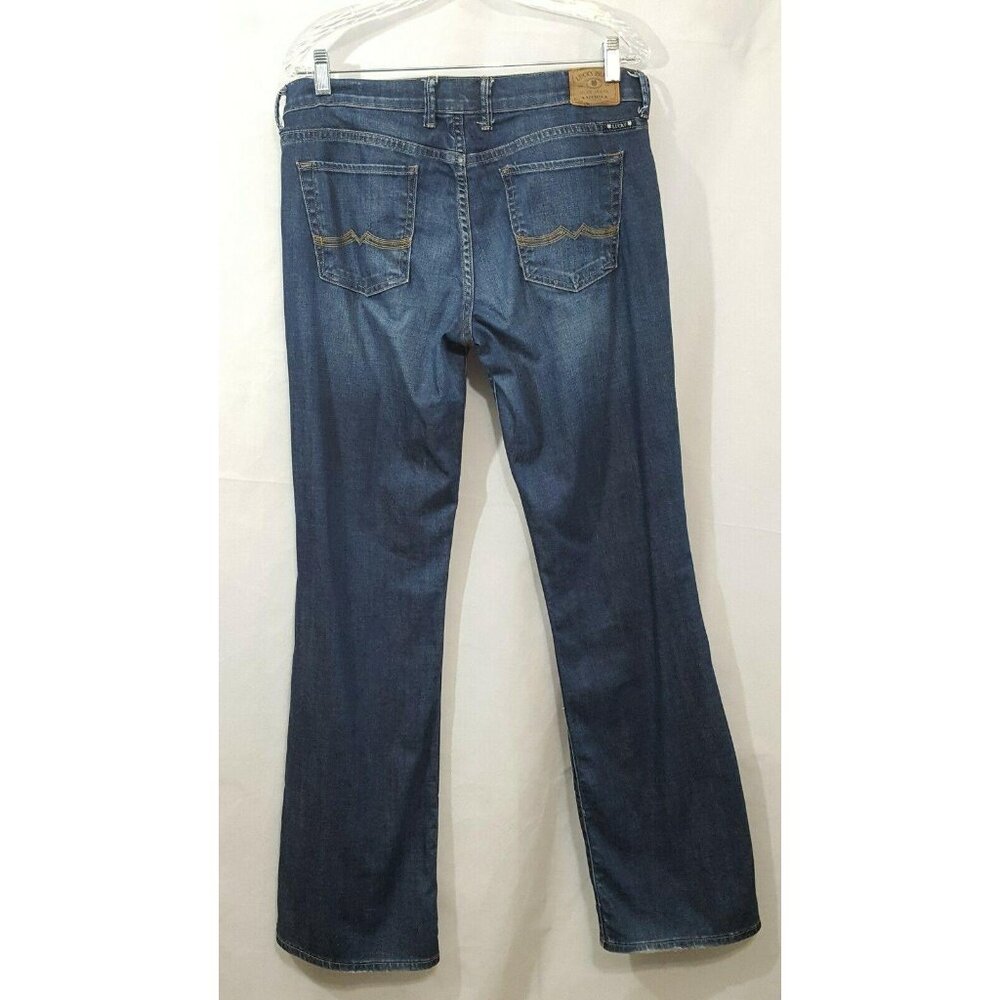 LUCKY BRAND  Womens Jeans Size 8 Sweet N Low Blue Denim Distressed 32/33 - Picture 4 of 5